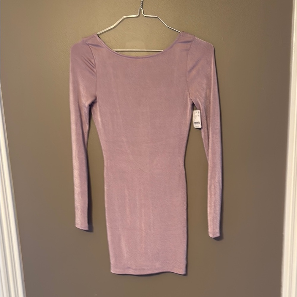 NWT Free People Intimately Call Me Later Long Sleeve Slip Dress. - Picture 3 of 6